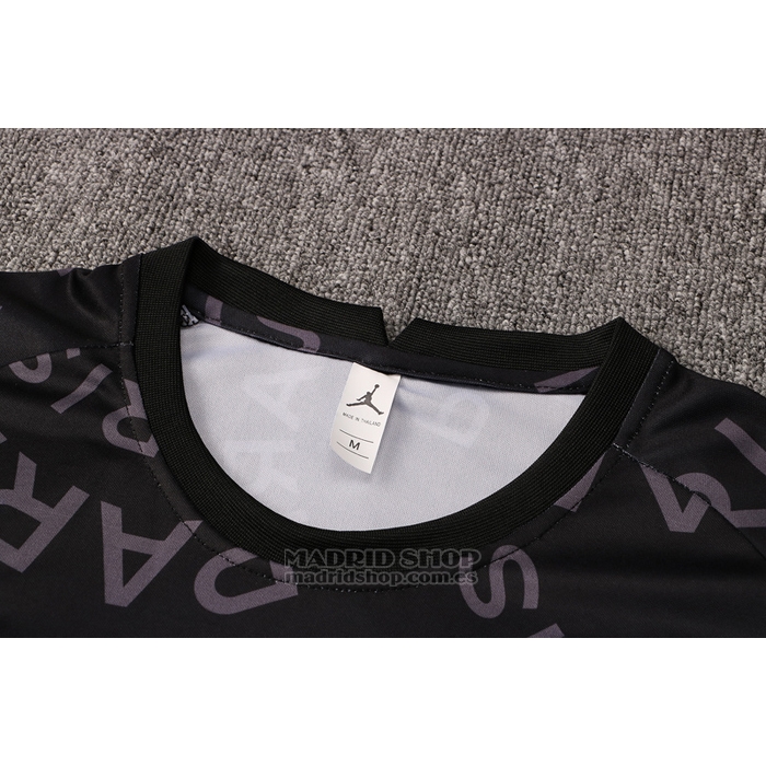 Chandal del Paris Saint-Germain Jordan Manga Corta 2021-2022 Negro